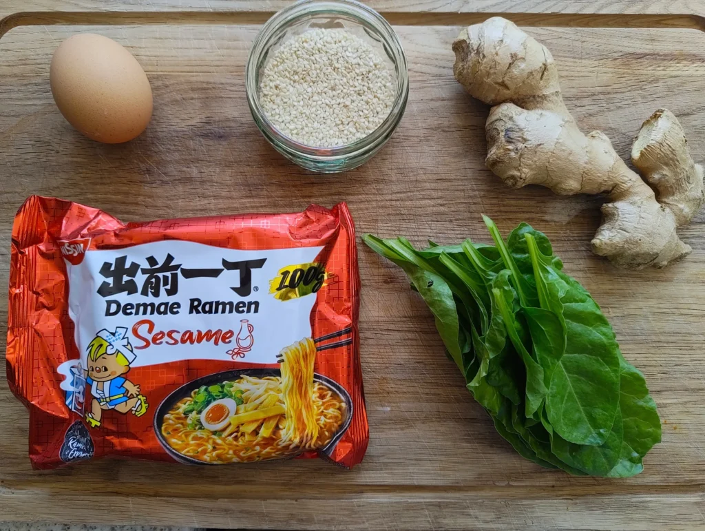 nissin demae ramen sesame ingredients