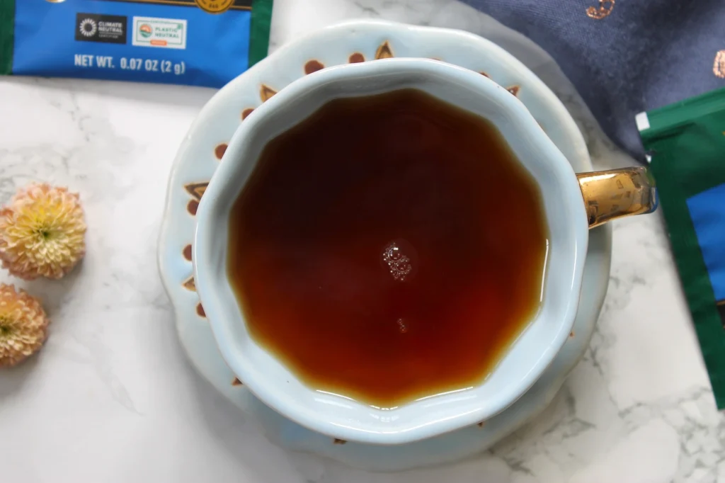 teacup of black assam tea