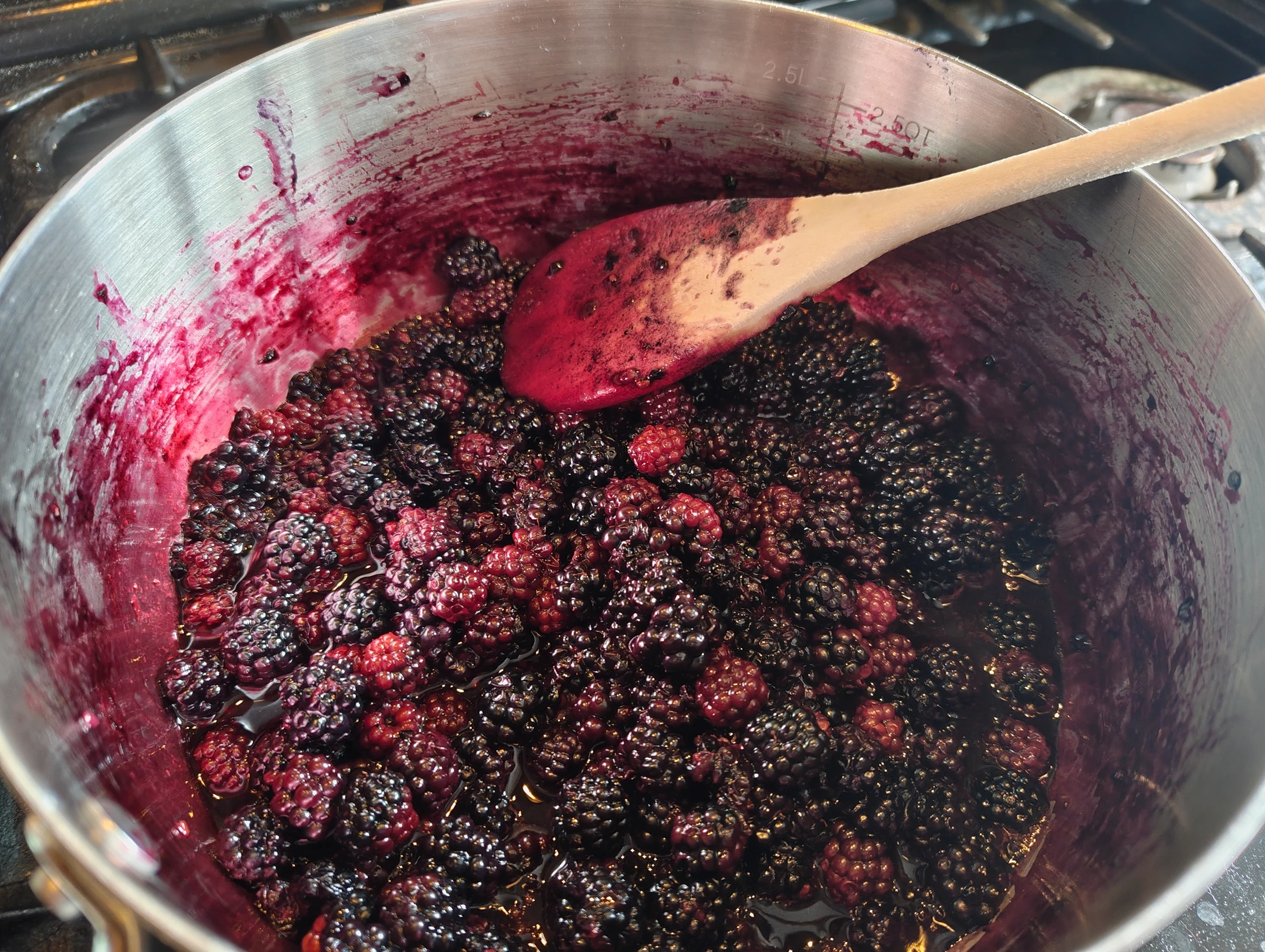 homemade blackberry jam